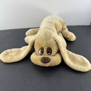 Vtg 1985 JRL Little Lonely Puppies Brown Dog Plush Sad Eyes Pound Puppy Clone